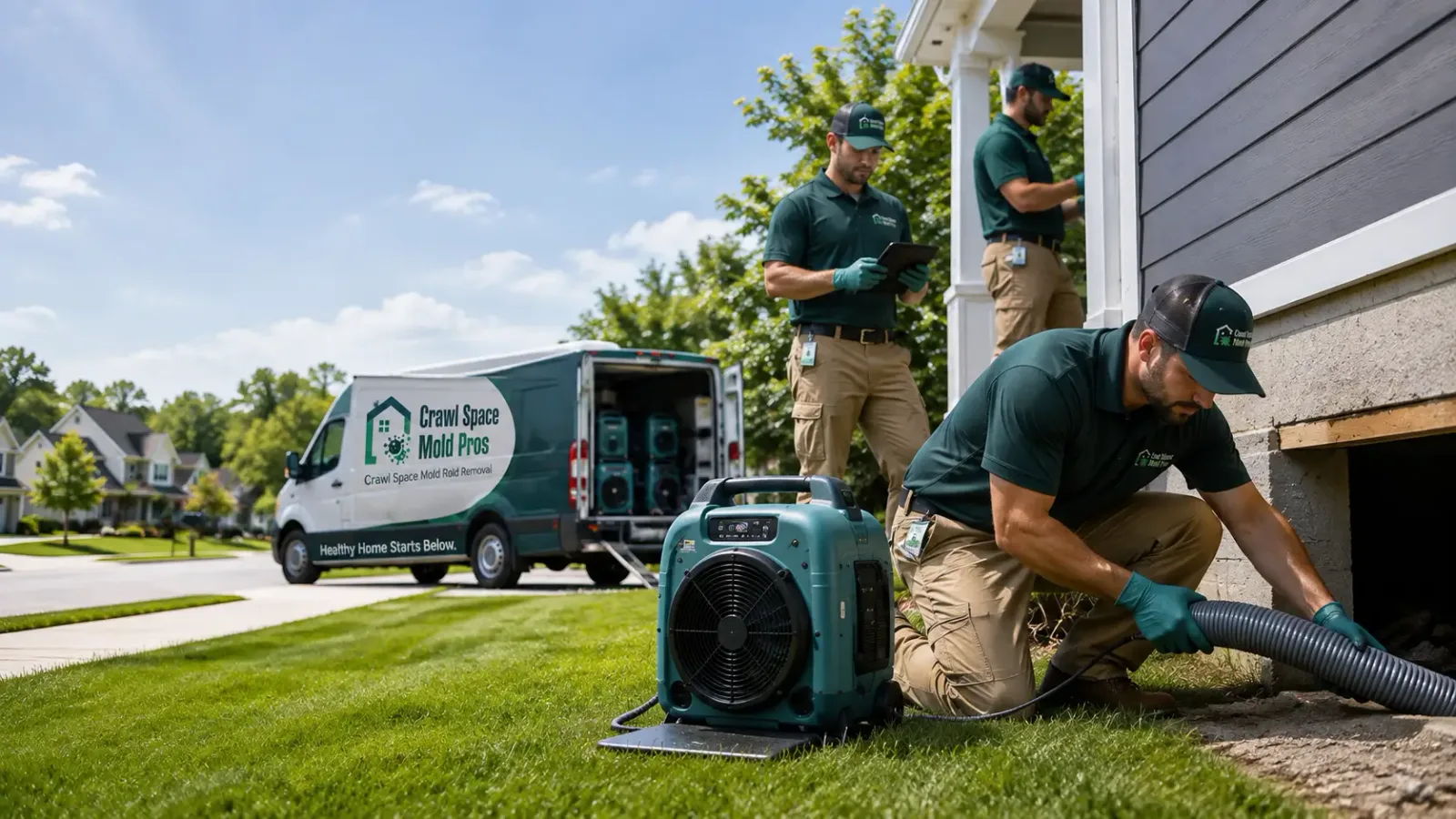 Crawl Space Mold Removal in Vidal, CA